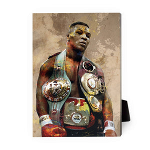 Iron Mike Desktop Canvas Desktop Canvas 18 x 13cm Clock Canvas