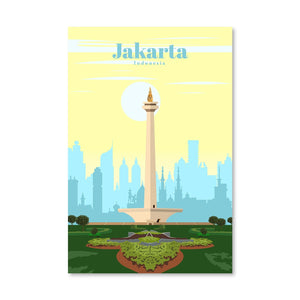 Jakarta Canvas - Studio 324 Art Clock Canvas