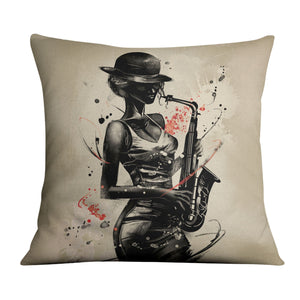 Jammin Artists A Cushion Cushion Cushion Square Clock Canvas