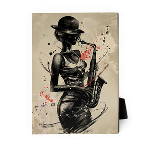 Jammin Artists A Desktop Canvas Desktop Canvas 13 x 18cm Clock Canvas