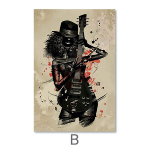 Jammin Artists Canvas Art Clock Canvas