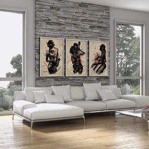 Jammin Artists Canvas Art Clock Canvas