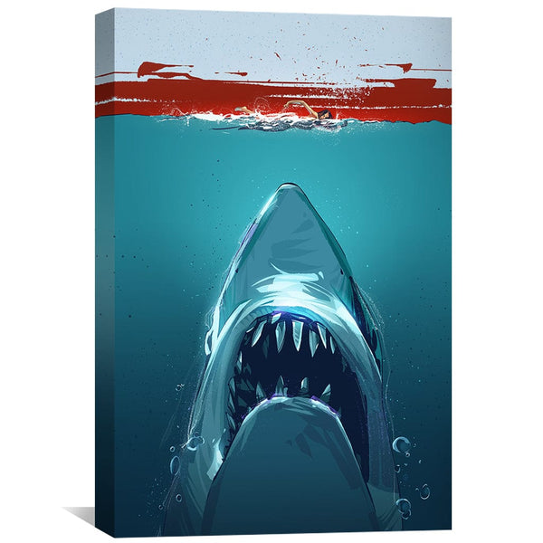 Jaws Movie Poster Print & Unframed Canvas Prints