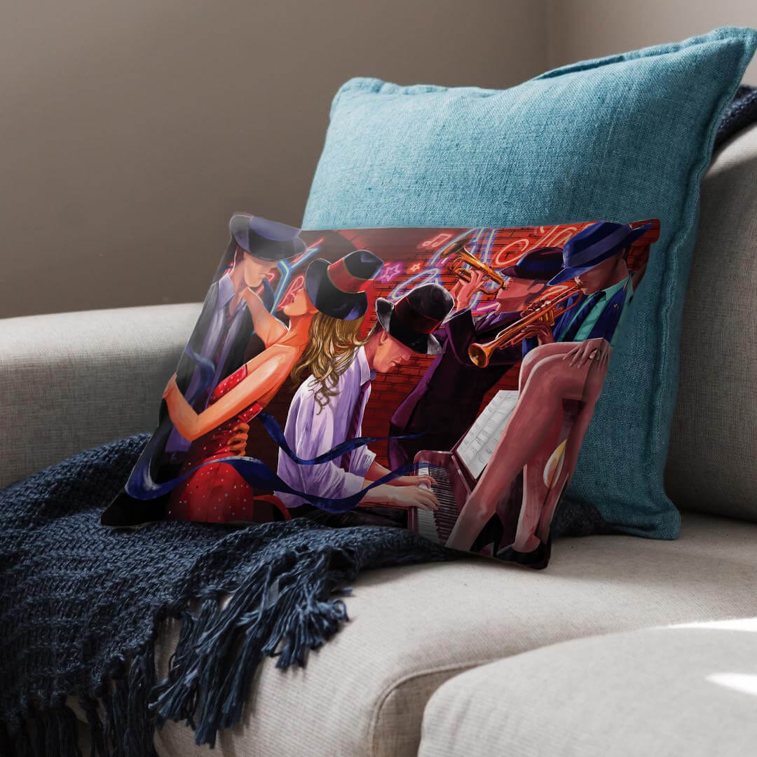 Jazz Nights Cushion Cushion Cushion Landscape Clock Canvas