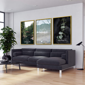 Journey Canvas Art Clock Canvas