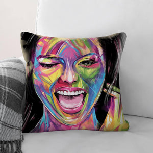 Joy and Excitement Cushion Cushion Cushion Square Clock Canvas