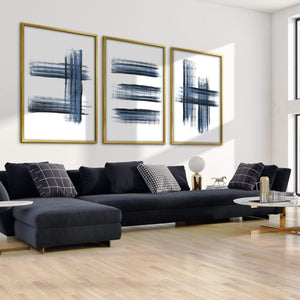 Kashmir Brush Canvas Art Clock Canvas