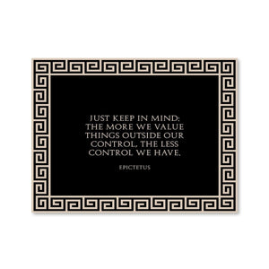 Keep in Mind Canvas Art Clock Canvas