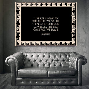 Keep in Mind Clock Canvas