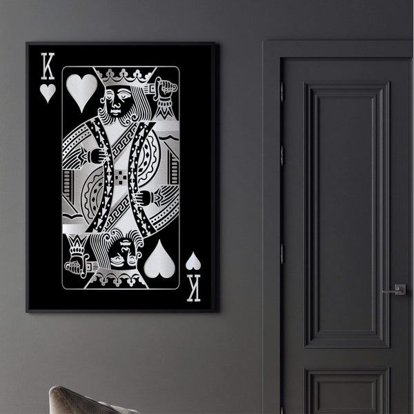 The Deck of Hearts Canvas Art Set: Wield the Power of Expectancy