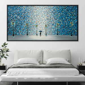 Kiss Canvas Art Clock Canvas