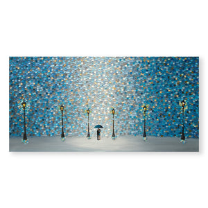 Kiss Canvas Art Clock Canvas