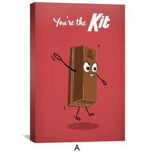 Kit to Kat Canvas Art Clock Canvas