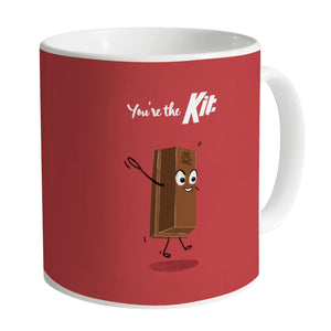 Kit to Kat Mug Mug A / White Clock Canvas