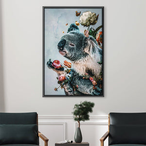 Koala Canvas Art Clock Canvas