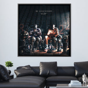 KOBE TROPHIES Canvas Art 30 x 30cm / Unframed Canvas Print Clock Canvas