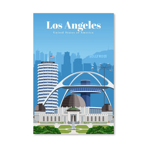 LA Canvas - Studio 324 Art Clock Canvas