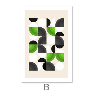 Labyrinth Puzzle Canvas Art B / 30 x 45cm / Unframed Canvas Print Clock Canvas