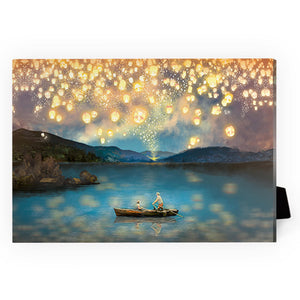 Lantern Views Desktop Canvas Desktop Canvas 18 x 13cm Clock Canvas