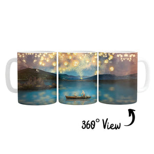 Lantern Views Mug Mug White Clock Canvas