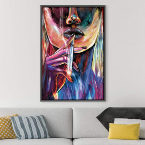 Late Night Vibes Canvas Art Clock Canvas