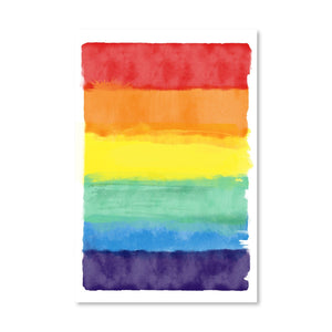 Layered Pride Canvas Art Clock Canvas