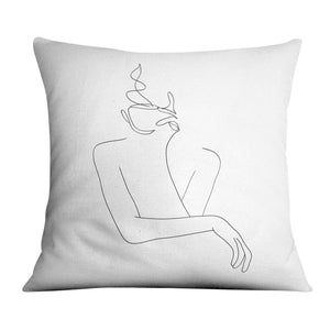 Leisurely Afternoons B Cushion Cushion 45 x 45cm Clock Canvas