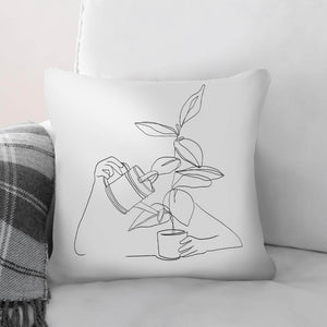 Leisurely Afternoons C Cushion Cushion 45 x 45cm Clock Canvas