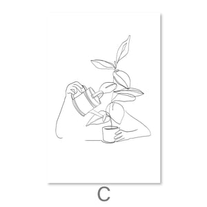 Leisurely Afternoons Canvas Art C / 30 x 45cm / Unframed Canvas Print Clock Canvas