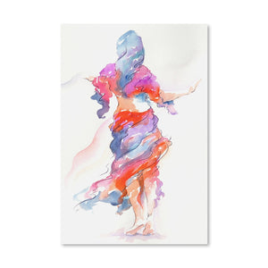 Leisurely Drift Canvas Art Clock Canvas