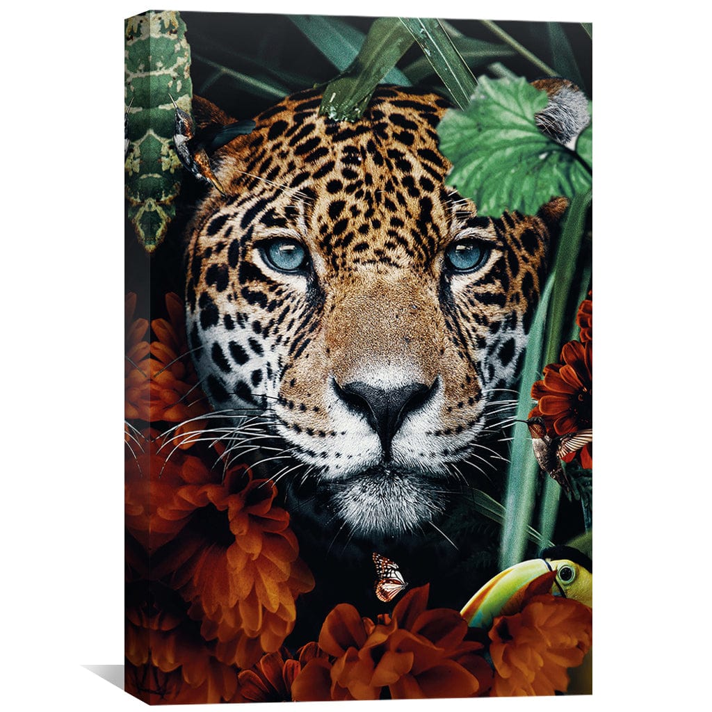 Leopard 2 Canvas Art Clock Canvas