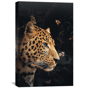 Leopard Couple 1 Canvas Art Clock Canvas