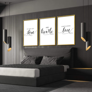 Let Your Light Shine Canvas Art Clock Canvas