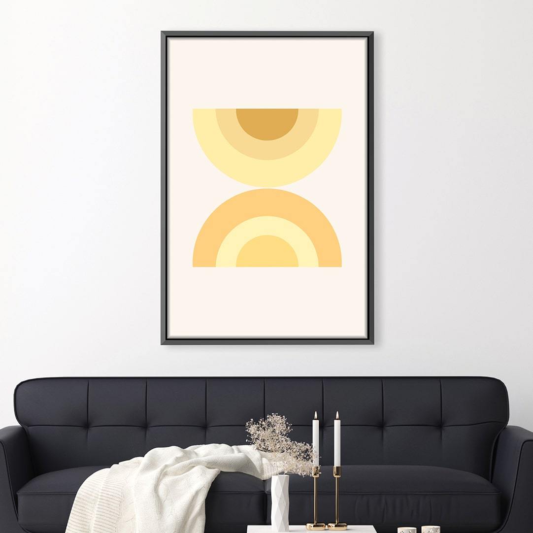 Levels of Color Canvas Art Clock Canvas