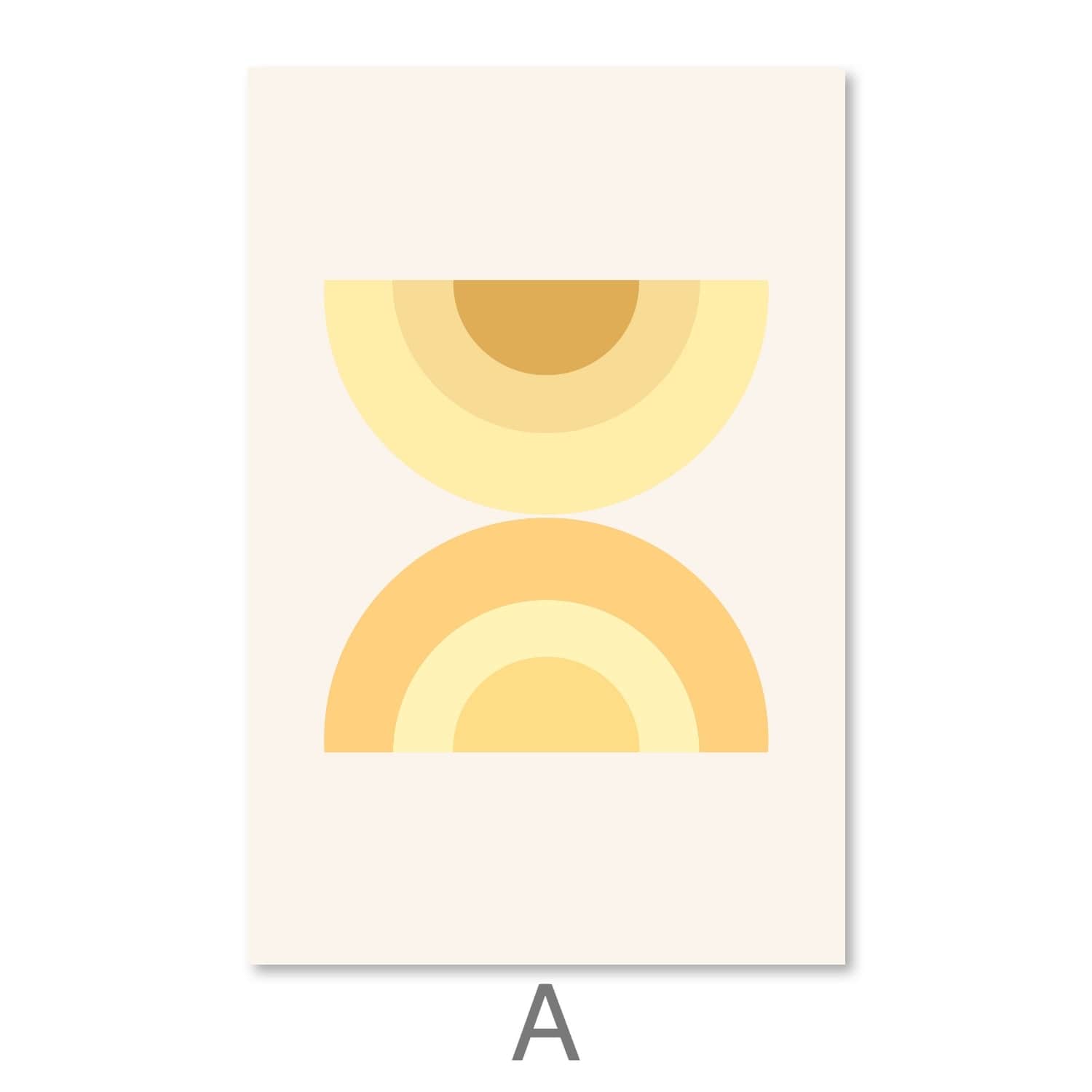 Levels of Color Canvas Art Clock Canvas