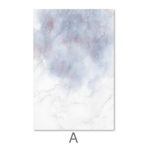 Light Abstract Canvas Art A / 30 x 45cm / Unframed Canvas Print Clock Canvas