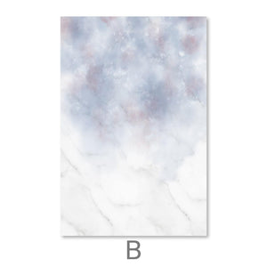 Light Abstract Canvas Art Clock Canvas