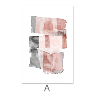 Light Contrast Canvas Art A / 30 x 45cm / Unframed Canvas Print Clock Canvas