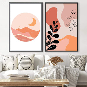 Light Horizon Canvas Art Clock Canvas