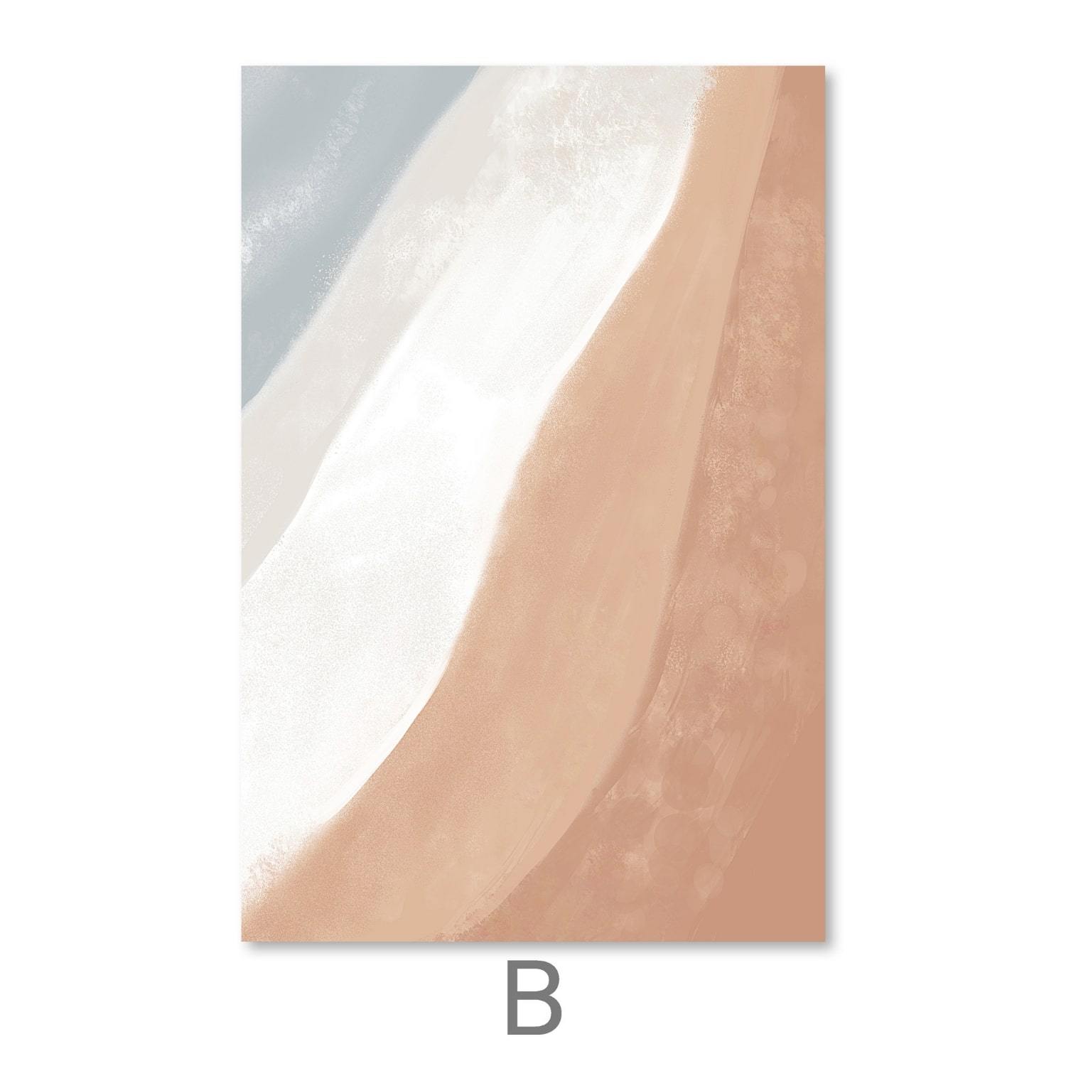 Light Shores Canvas Art B / 30 x 45cm / Unframed Canvas Print Clock Canvas