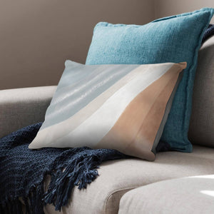 Light Shores Cushion Cushion 48 x 33cm Clock Canvas