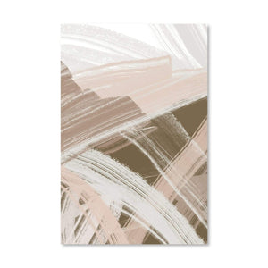 Lighter Brushes Canvas Art Clock Canvas