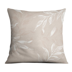 Lighter Leaves Cushion Cushion 45 x 45cm Clock Canvas