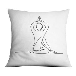 Line Serenity C Cushion Cushion 45 x 45cm Clock Canvas