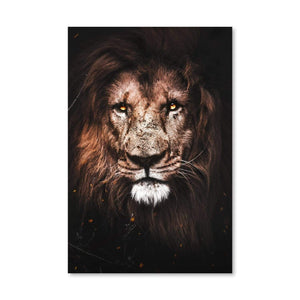 Lion Canvas Art Clock Canvas