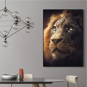 Lion King Canvas Art Clock Canvas