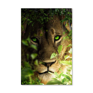 Lion Portrait Canvas Art Clock Canvas