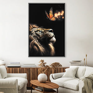 Lion Tranquility Canvas Art Clock Canvas