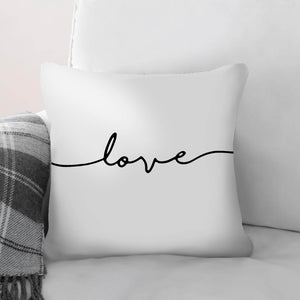 Live Laugh Love C Cushion Cushion 45 x 45cm Clock Canvas