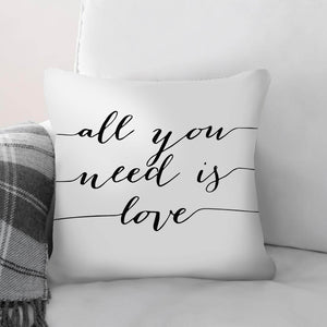 Live Simply C Cushion Cushion 45 x 45cm Clock Canvas
